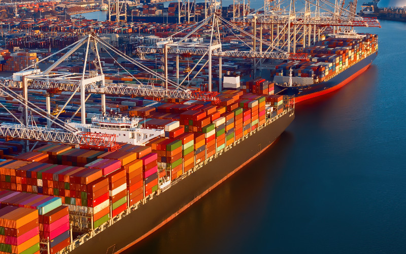 international logistics in process