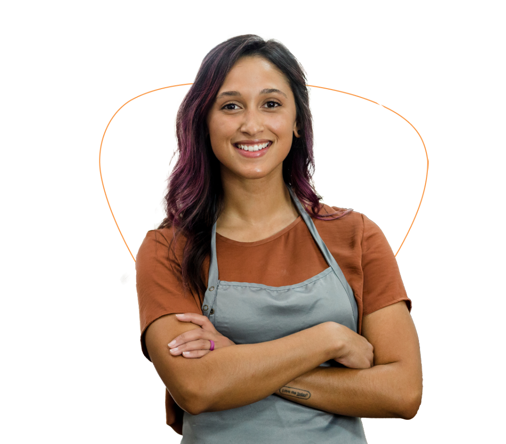 a logistics expert smiling
